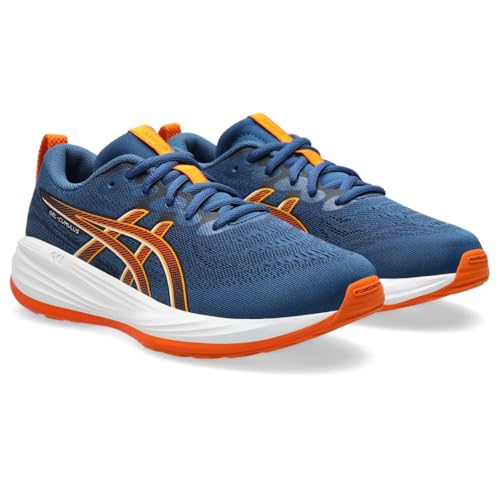 ASICS Boy's Gel-Cumulus 27 GsSneaker, Twilight Blue White, 5 US