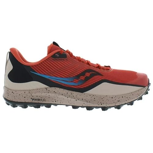 Saucony Men's Peregrine 12 Sneaker, Clay/Loam, 8.5
