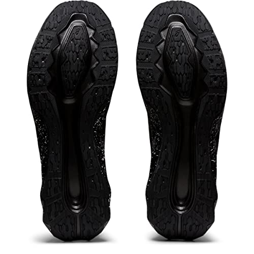 ASICS Men's Novablast Running Shoes, 7, Black/Black