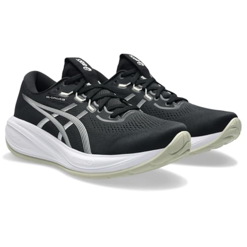 ASICS Men's Gel-Cumulus 28 Running Shoes, 11.5, Black/White