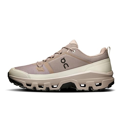 On Mens Cloudrock Low Waterproof Cinder/Fog 7 M