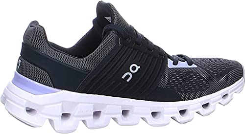 On Women's Cloudswift Sneakers, Magnet/Lavender, Black, 7.5 Medium US