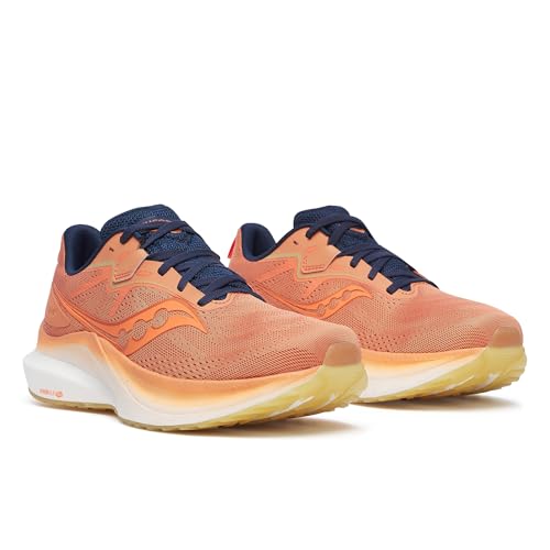 Saucony Men's Tempus 2 Sneaker, Rust/Navy, 11