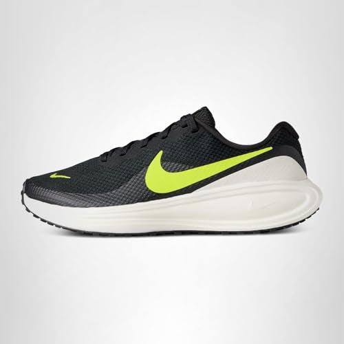 Nike Women's Revolution 8 Road Running Shoes, Black/Cyber-Phantom, 9