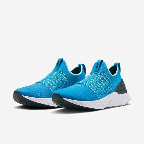 Nike React Phantom Run Flyknit 2 Men's Road Running Shoes (CJ0277-402, Blue Orbit/Vapor Green/Deep Ocean/Blue Orbit) Size 11