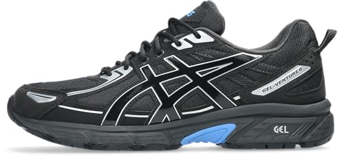 ASICS Men's Gel-Venture 6Sneaker, Black Blue Coast, 9.5 US