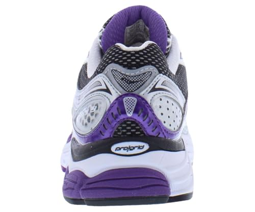 Saucony ProGrid Omni 9 Unisex Shoes Size 6, Color: Silver/Purple-Silver