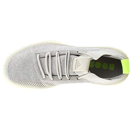 adidas Pureboost Trainer Womens Shoes Size 10.5, Color: Raw White/Footwear White/Hi-Res Yellow