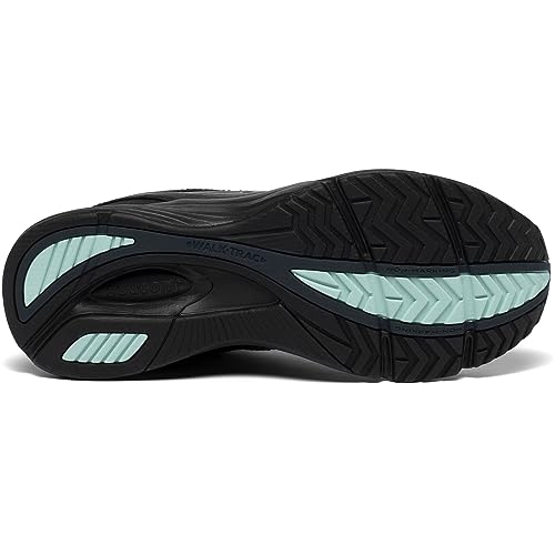 Saucony Women's Integrity WLK 3 Walking Shoes, Black, 10.5