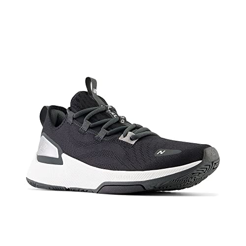 New Balance Men's FuelCell 100 V2 Cross Trainer, Black/Blacktop/Silver Metalic, 10 M