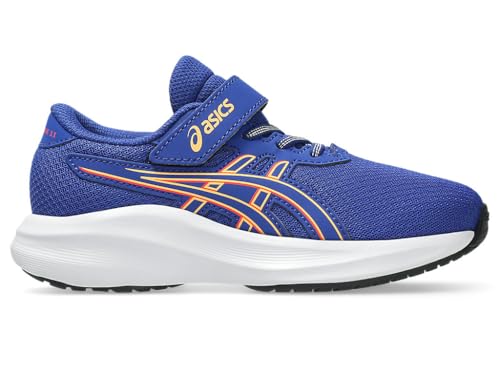 ASICS Kid's PRE Excite 11 PS Running Shoes, K11, Prussian Blue/Orange Glow