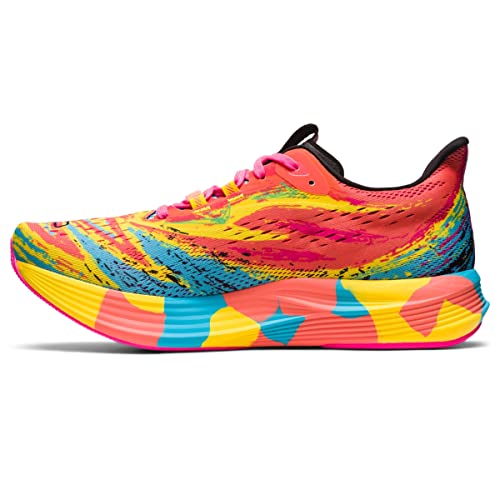 ASICS Men's Noosa TRI 15 Running Shoes, 10.5, Aquarium/Vibrant Yellow