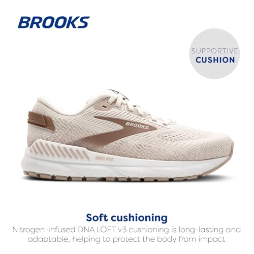 Brooks Women’s Ariel GTS 24 Supportive Running & Walking Shoe - Coconut/Chateau/Portabella - 11 X-Wide - alternate view 2