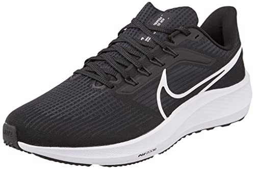 Nike Air Zoom Pegasus 39, Men's Road Running Shoes, Black White Grey Dk Smoke Grey, 11.5 US