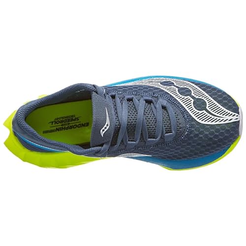 Saucony Women's Endorphin Pro 4 Sneaker, Mirage/Citron, 11