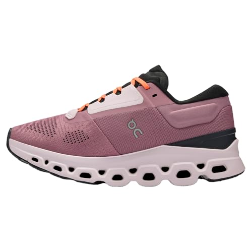 On Women's Cloudstratus 3 Running Shoes Sneakers (Quartz - Lily, US Footwear Size System, Adult, Women, Numeric, Medium, 10)