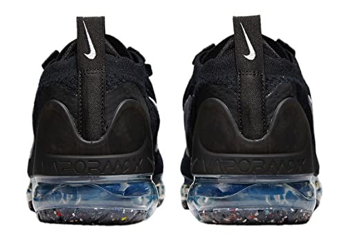 Nike W Air Vapormax 2021 FK Women's Gymnastics Shoes, Fk Black White Silver Metallic, 6 US