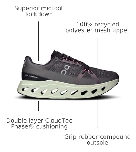On Mens Cloudeclipse Rock/Lima 11.5 Medium