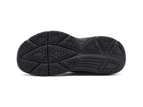 Saucony Men's Guide 19 Sneaker, Black/Black/Black, 10.5