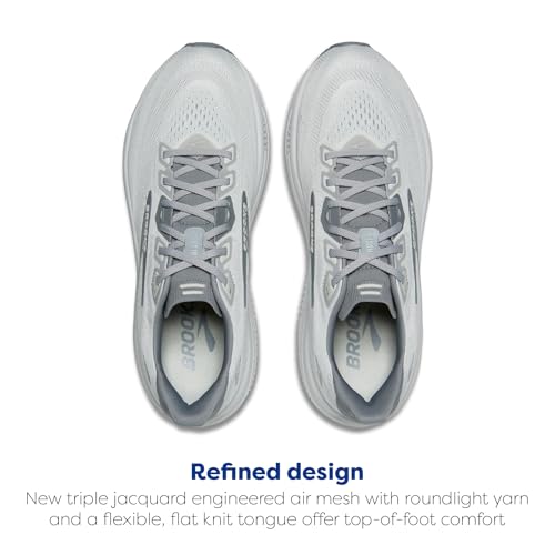 Brooks Men’s Ghost 18 Neutral Running & Walking Shoe - Primer Grey/Oyster Mushroom - 11 Medium