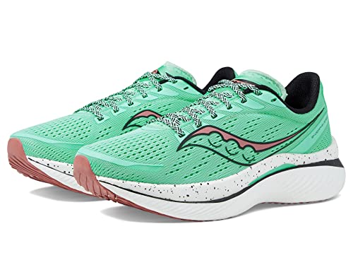 Saucony Women's Endorphin Speed 3 Sneaker, SPRIG/Black, 11