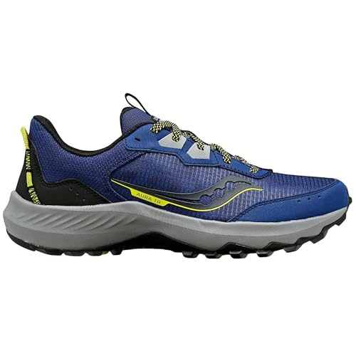 Saucony Men's Aura Tr Sneaker, Indigo/Black, 10