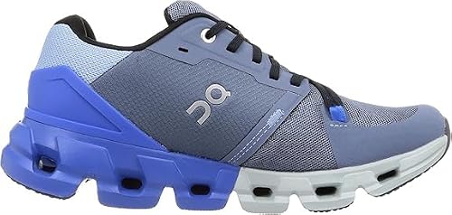 On Cloudflyer 4 Mens Shoes Size 8.5, Color: Metal/Lapis-Grey