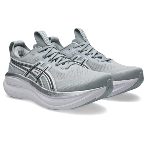 ASICS Men's Gel-Nimbus 28 Running Shoes, 7, Piedmont Grey/Pure Silver