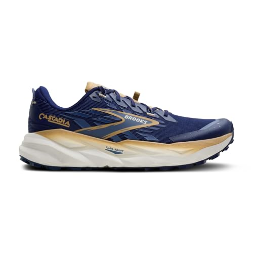 Brooks Men's Cascadia 19 Trainers, Beacon Blue Starfish Coconut, 10.5 US