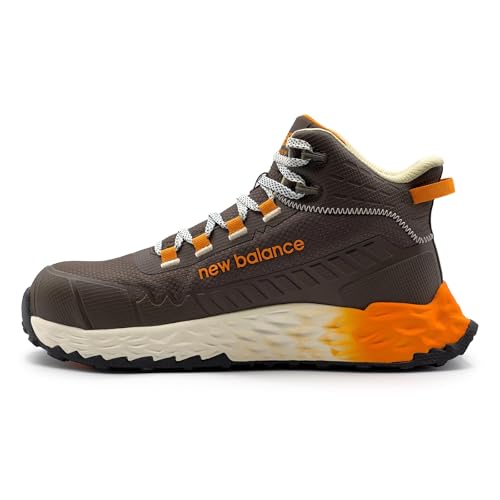 New Balance Fresh Foam Cremorne Composite Toe Safety Shoes for Men - Non Slip in Electrical Hazard - Brown alternate view 6