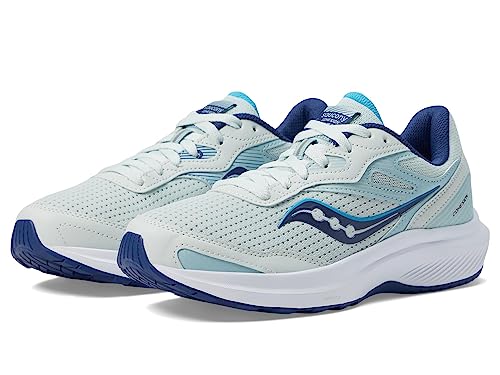 Saucony Women's Cohesion 16 Sneaker, Mist/Indigo, 8.5
