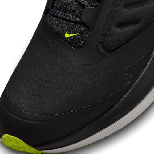 Nike Winflo 9 Shield Men's Weatherized Road Running Shoes (DM1106-001, Black/Dark Smoke Grey/Volt/White) Size 13