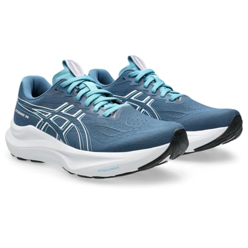 ASICS Women's GT-2000 14 Running Shoes, 7, Winter SEA/White