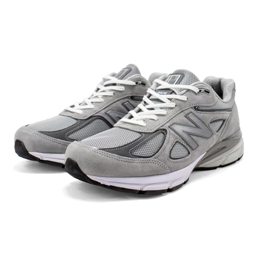 USA-Made Men's New Balance 990v4 Core in Grey/Silver