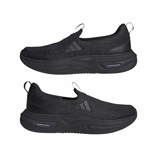 adidas Men's Cloudfoam Cuxxion - Lounge, Black/Grey/Black, 9
