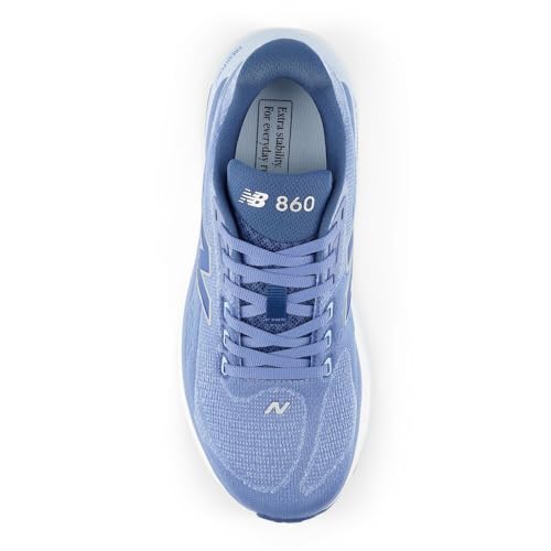 New Balance Women's Fresh Foam X 860v15 Running Shoe, Fairweather Blue/Silver Metallic, 9