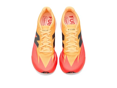 New Balance Womens FuelCell SuperComp Elite v5 Tangerine Heat/White Peach 10 Medium