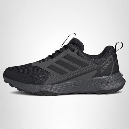 Adidas Mens Terrex Tracefinder 2 Trail Running, Black/Black/Grey, 10.5