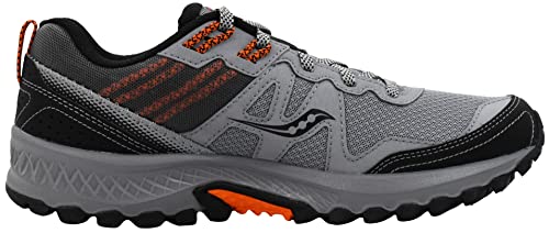 Saucony Men's Excursion Tr14 Grey/Orange Trail Running Shoe 13 M US