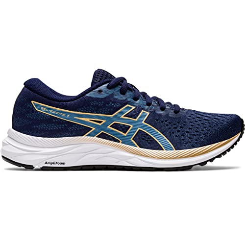 ASICS Women's Gel-Excite 7 Running Shoes, 12M, Peacoat/Champagne