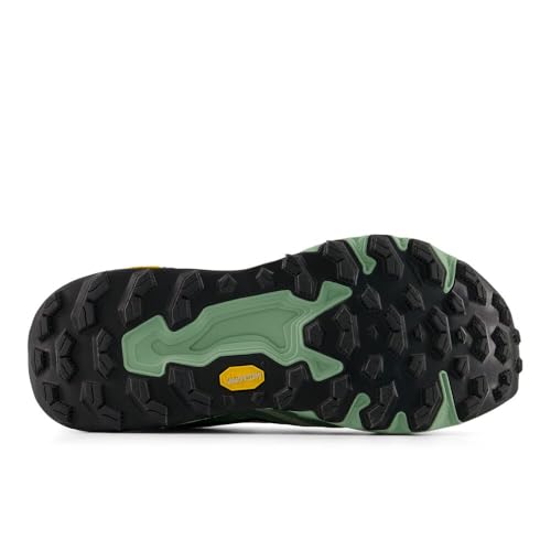 Men's New Balance Fresh Foam X Hierro v9 Trail Shoes in Mosaic Green/Permafrost/Black alternate view 4