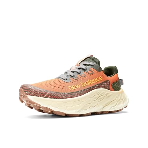 New Balance Men's Fresh Foam X More Trail V3 Running Shoe, Cayenne/Kombu, 9