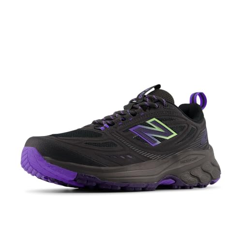 Women's New Balance Fresh Foam 410v9 Trail Shoes in Black/Electric Indigo product image