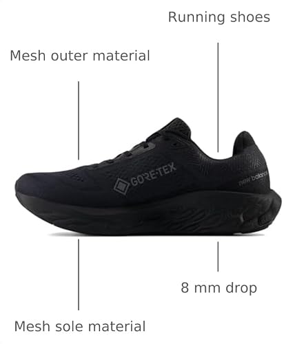 New Balance Mens Fresh Foam X 880v14 Gore-Tex® Black/Phantom 8 Medium