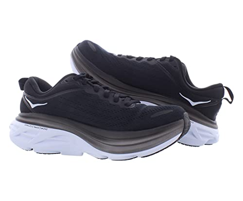 Hoka Women's Mach 6 Black/White 8 Wide