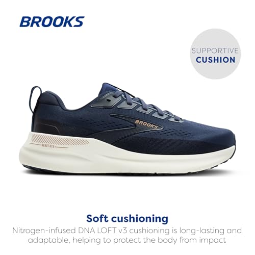 Brooks Men’s Beast GTS 26 Supportive Running & Walking Shoe - Peacoat/Indigo/Portabella - 12 Wide
