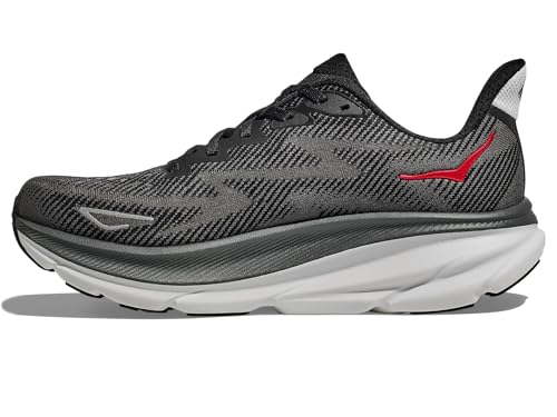 Hoka Men's Clifton 9 Black/Outer Orbit 12.5 Medium