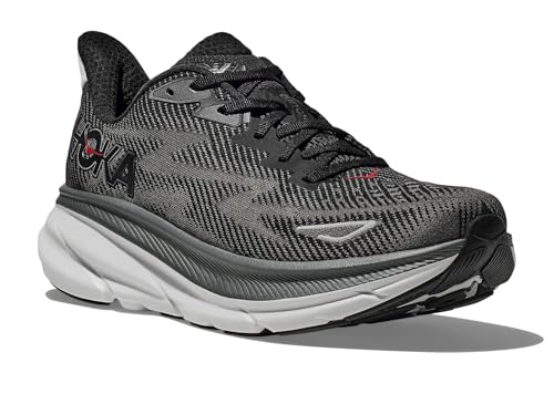 Hoka Men's Clifton 9 Black/Outer Orbit 12.5 Medium