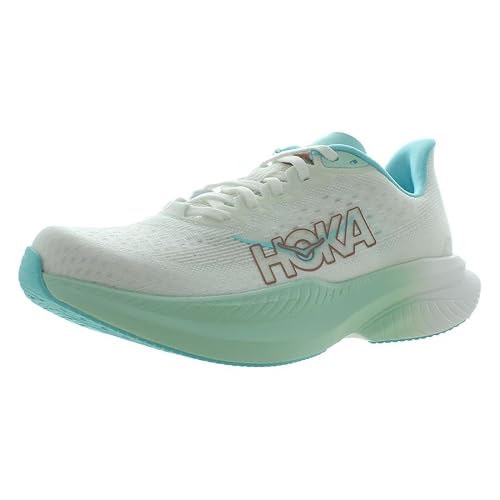 HOKA Mach 6 Womens Shoes Size 9, Color: Frost/Rose Gold - alternate view 5