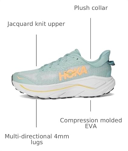 Hoka Women's Challenger 8 Jade/Cosmic Grey 6.5 Medium - alternate view 3